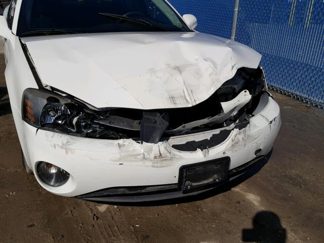 2G2WP552971162466 - 2007 PONTIAC GRAND PRIX Սպիտակ լուսանկար 9
