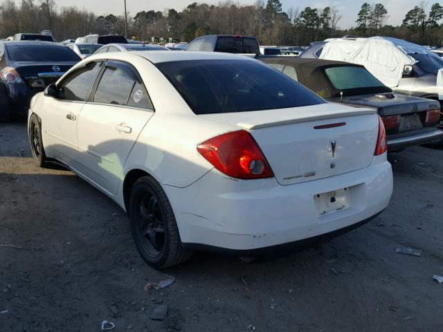 1G2ZG58B874122098 - 2007 PONTIAC G6 BASE WHITE photo 3