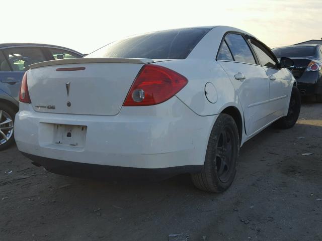 1G2ZG58B874122098 - 2007 PONTIAC G6 BASE WHITE photo 4