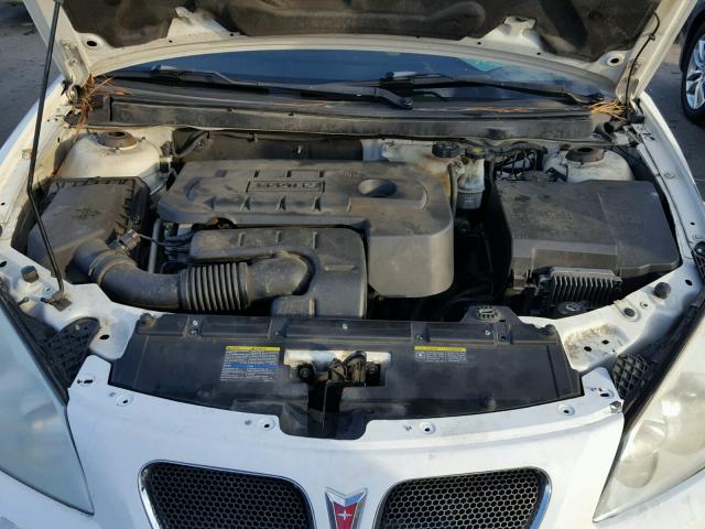 1G2ZG58B874122098 - 2007 PONTIAC G6 BASE WHITE photo 7