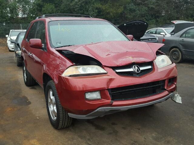 2HNYD18266H516607 - 2006 ACURA MDX RED photo 1