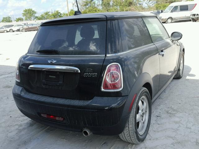 WMWSU3C51BT251551 - 2011 MINI COOPER BLACK photo 4