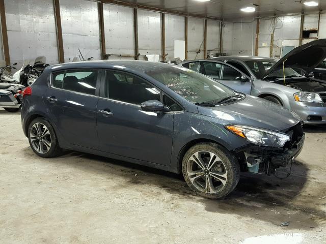 KNAFX5A89G5626390 - 2016 KIA FORTE EX GRAY photo 9