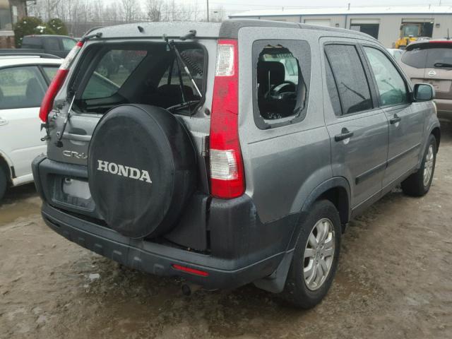 JHLRD77836C057447 - 2006 HONDA CR-V EX GRAY photo 4