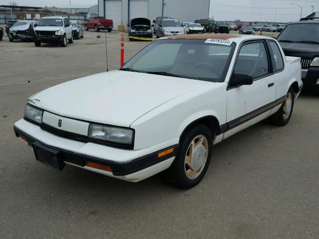 1G3NF14A4MM051321 - 1991 OLDSMOBILE CUTLASS CA WHITE photo 2