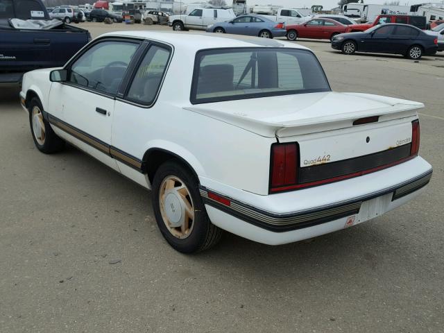 1G3NF14A4MM051321 - 1991 OLDSMOBILE CUTLASS CA WHITE photo 3