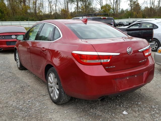 1G4PP5SK9G4122280 - 2016 BUICK VERANO RED photo 3