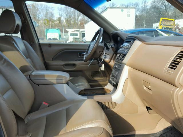 5FNYF18598B037522 - 2008 HONDA PILOT EXL MAROON photo 5