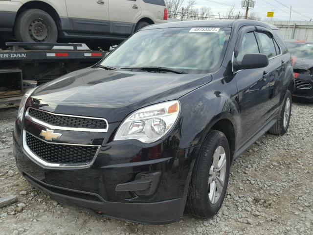 2GNALAEK2E6106614 - 2014 CHEVROLET EQUINOX LS BLACK photo 2