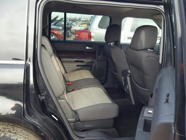 2FMHK6CC2BBD25199 - 2011 FORD FLEX SEL შავი ფოტო 6