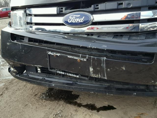 2FMHK6CC2BBD25199 - 2011 FORD FLEX SEL შავი ფოტო 9