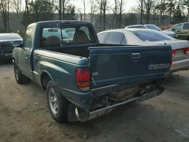 4F4YR12C3XTM01807 - 1999 MAZDA B2500 GREEN photo 3