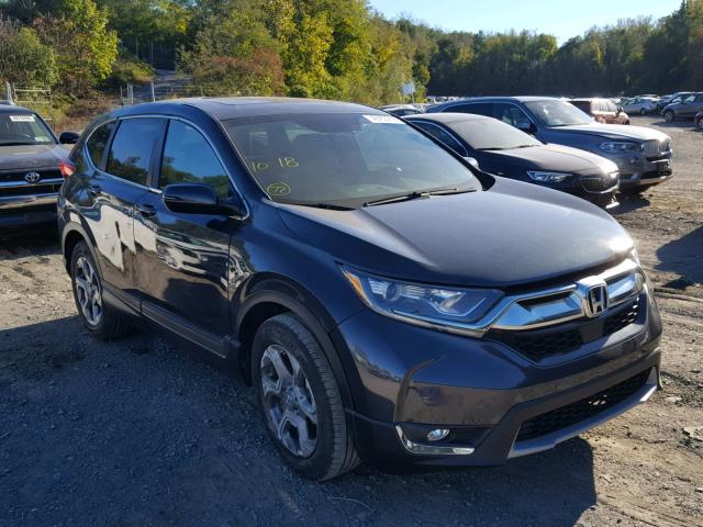 7FARW1H83JE012348 - 2018 HONDA CR-V EXL GRAY photo 1