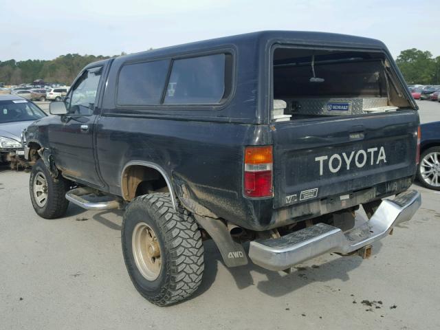 4TAVN01D1RZ268312 - 1994 TOYOTA PICKUP 1/2 BLACK photo 3