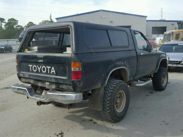 4TAVN01D1RZ268312 - 1994 TOYOTA PICKUP 1/2 BLACK photo 4