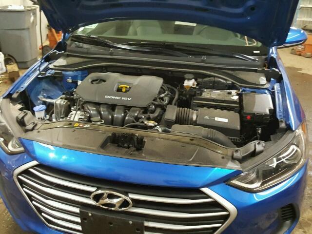 5NPD74LF7HH209397 - 2017 HYUNDAI ELANTRA SE BLUE photo 7