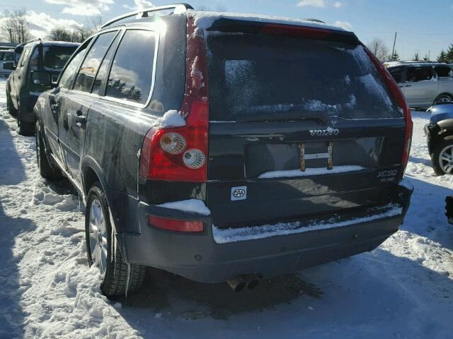 YV1CZ91H441128764 - 2004 VOLVO XC90 T6 BLACK photo 3