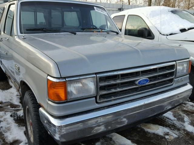 1FTEF14Y0KLA53566 - 1989 FORD F150 GRAY photo 9