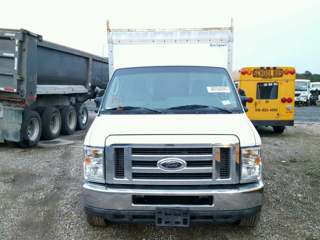 1FDSE3FL9ADB00178 - 2010 FORD ECONOLINE WHITE photo 9