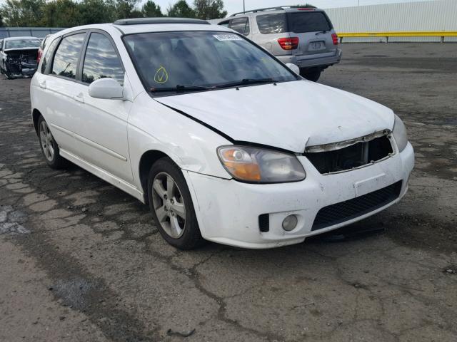 KNAFE161375008430 - 2007 KIA SPECTRA5 S WHITE photo 1