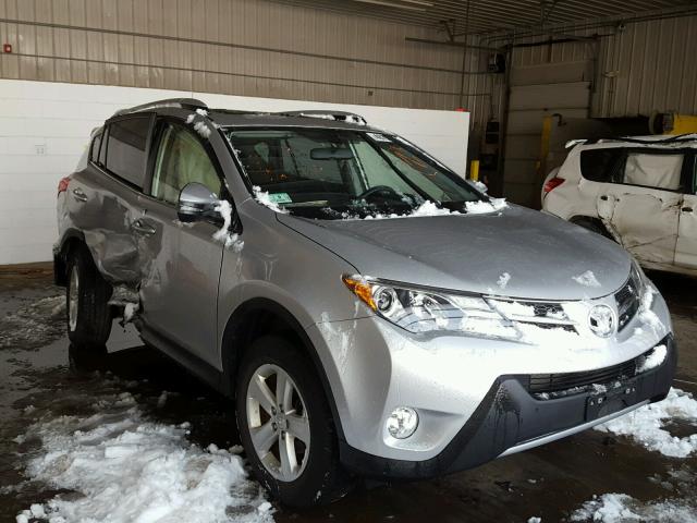 JTMRFREVXED080034 - 2014 TOYOTA RAV4 XLE SILVER photo 1