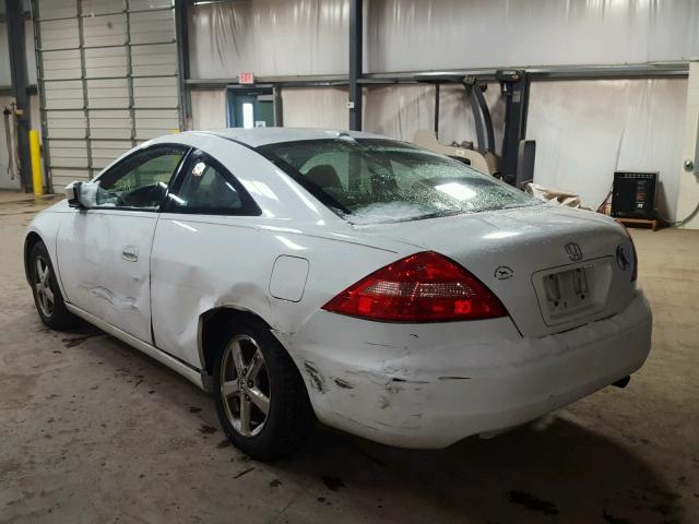 1HGCM72614A017614 - 2004 HONDA ACCORD EX WHITE photo 3