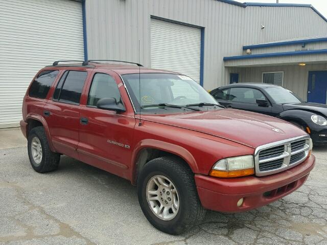 1B4HR28N11F585350 - 2001 DODGE DURANGO RED photo 9