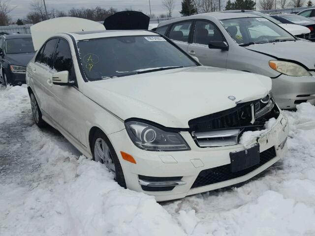 WDDGF8BB5CA631129 - 2012 MERCEDES-BENZ C 300 4MAT WHITE photo 1