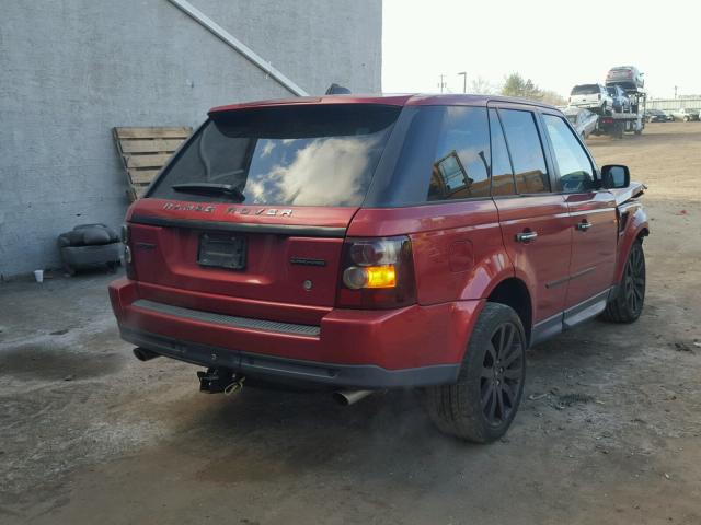 SALSH23456A954976 - 2006 LAND ROVER RANGE ROVE RED photo 4
