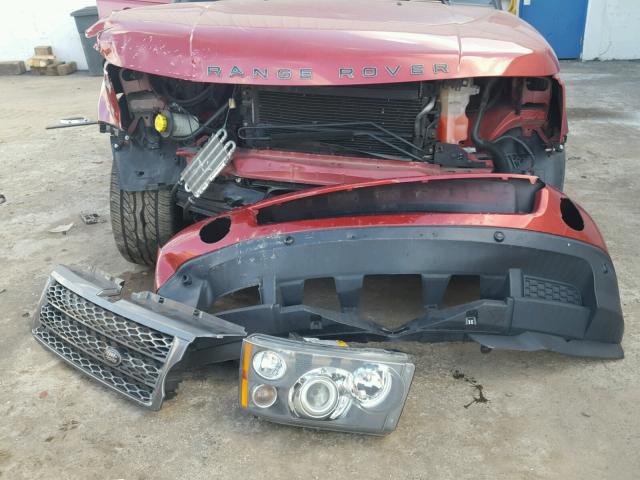 SALSH23456A954976 - 2006 LAND ROVER RANGE ROVE RED photo 9