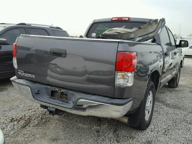 5TFEM5F11CX044155 - 2012 TOYOTA TUNDRA CRE CHARCOAL photo 4