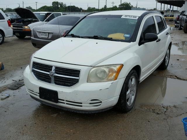 1B3HB48B18D678143 - 2008 DODGE CALIBER SX WHITE photo 2