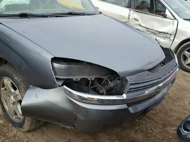 1G1ZU64885F339357 - 2005 CHEVROLET MALIBU MAX GRAY photo 9