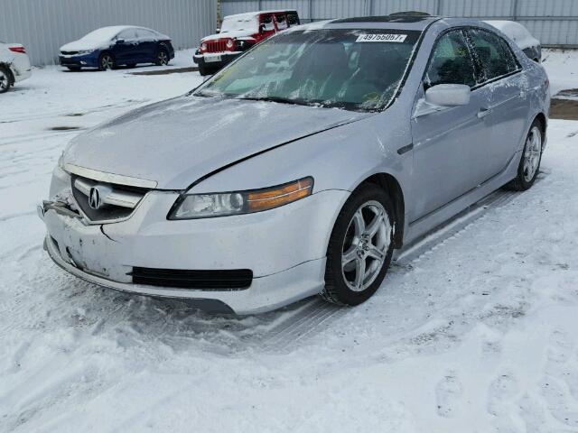 19UUA662X4A801269 - 2004 ACURA TL SILVER photo 2