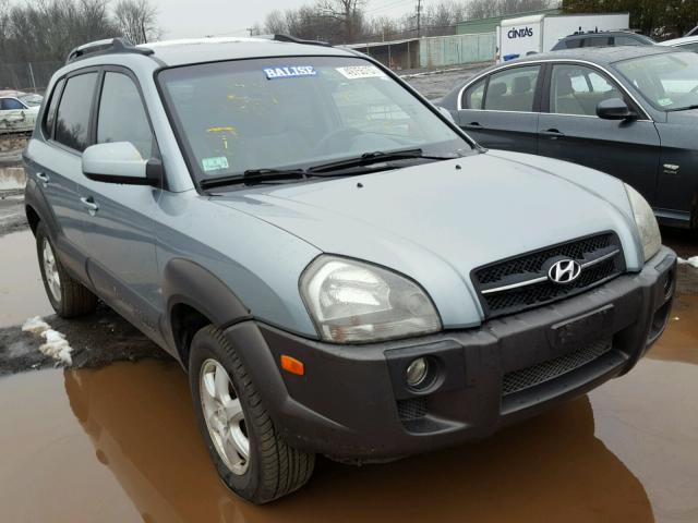 KM8JN72D05U125574 - 2005 HYUNDAI TUCSON GLS TEAL photo 1