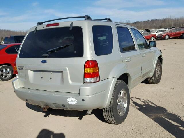 1FMCU94113KB84393 - 2003 FORD ESCAPE LIM CREAM photo 4