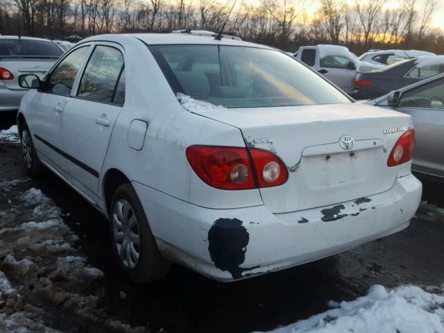 2T1BR32E37C742157 - 2007 TOYOTA COROLLA CE WHITE photo 3