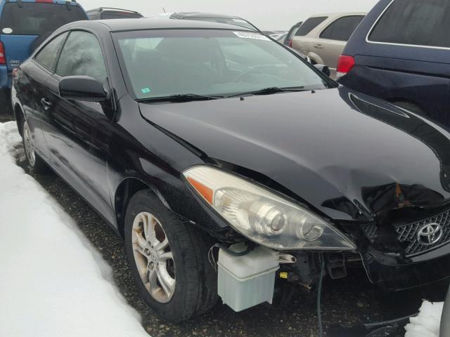 4T1CE30P37U753548 - 2007 TOYOTA CAMRY SOLA BLACK photo 1