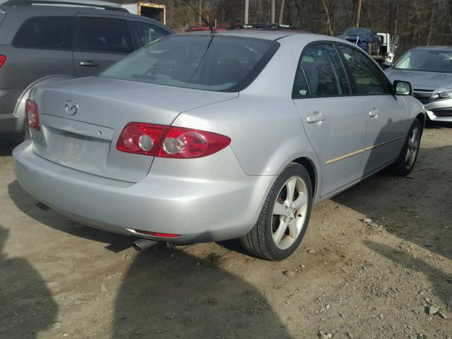 1YVFP80C955M66092 - 2005 MAZDA 6 I SILVER photo 4