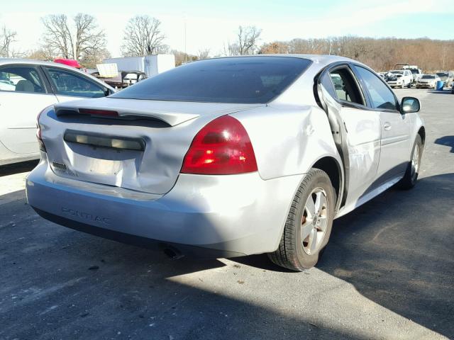 2G2WP522351191978 - 2005 PONTIAC GRAND PRIX SILVER photo 4