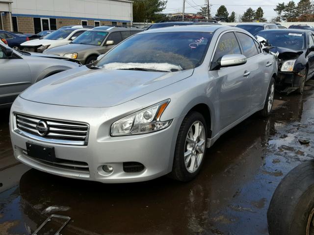 1N4AA5APXCC809539 - 2012 NISSAN MAXIMA S SILVER photo 2