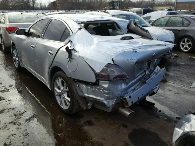 1N4AA5APXCC809539 - 2012 NISSAN MAXIMA S SILVER photo 3