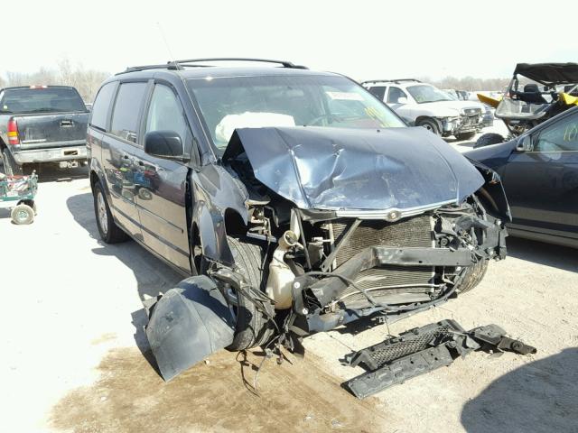 2A8HR44H58R136666 - 2008 CHRYSLER TOWN & COU BLUE photo 1