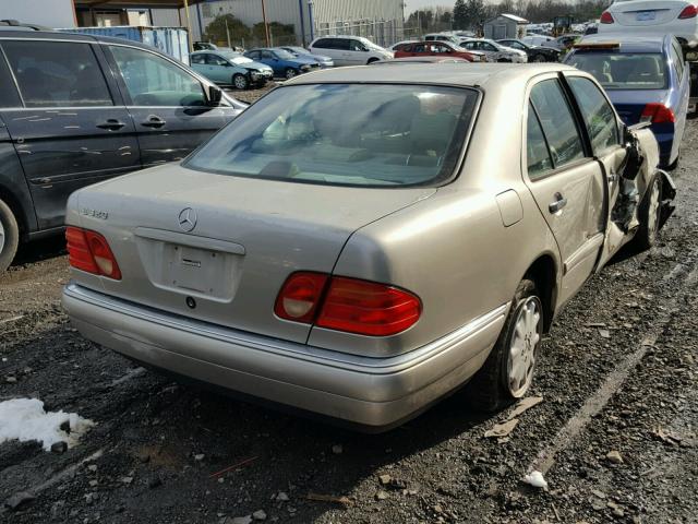 WDBJF65F3WA619485 - 1998 MERCEDES-BENZ E 320 BEIGE photo 4