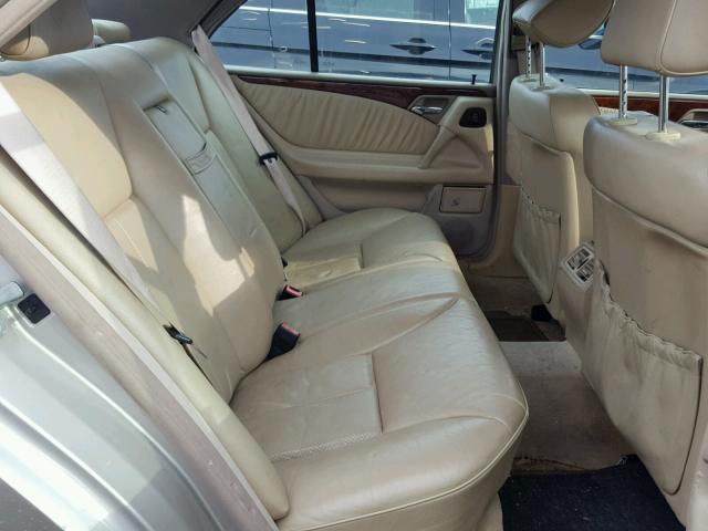 WDBJF65F3WA619485 - 1998 MERCEDES-BENZ E 320 BEIGE photo 6