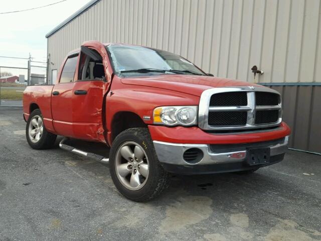 1D7HU18D14S502066 - 2004 DODGE RAM 1500 S RED photo 1