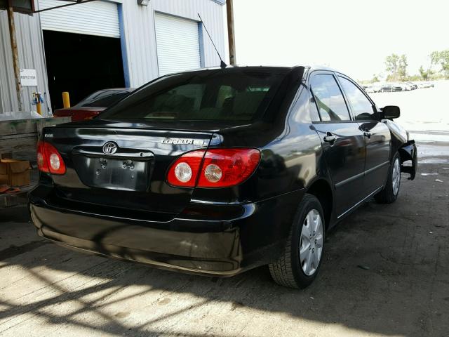 1NXBR32E48Z953755 - 2008 TOYOTA COROLLA CE BLACK photo 4