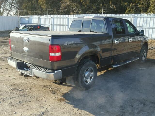 1FTPW14547FA02415 - 2007 FORD F150 SUPER BROWN photo 4