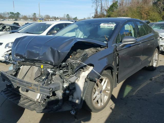 3FA6P0H70DR269683 - 2013 FORD FUSION SE GRAY photo 2