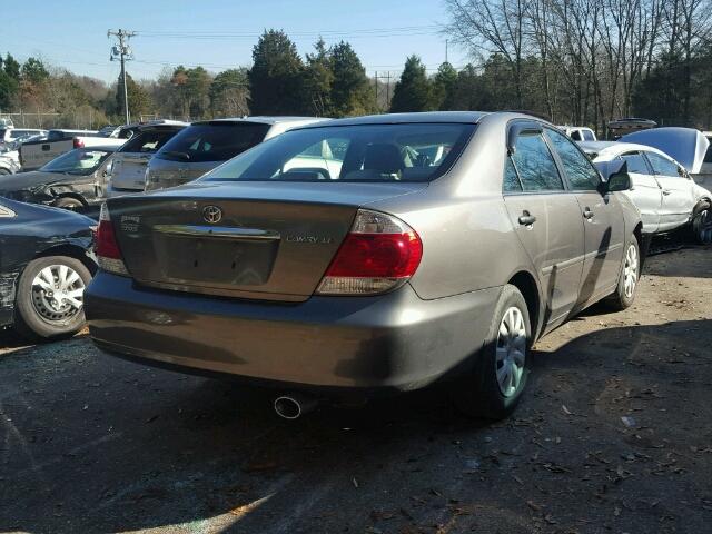 4T1BE30K06U717444 - 2006 TOYOTA CAMRY LE SILVER photo 4